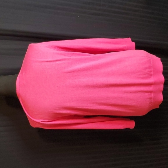 Old Navy 3/4 Sleeve Pink Cardigan Size Large - Picture 2 of 3